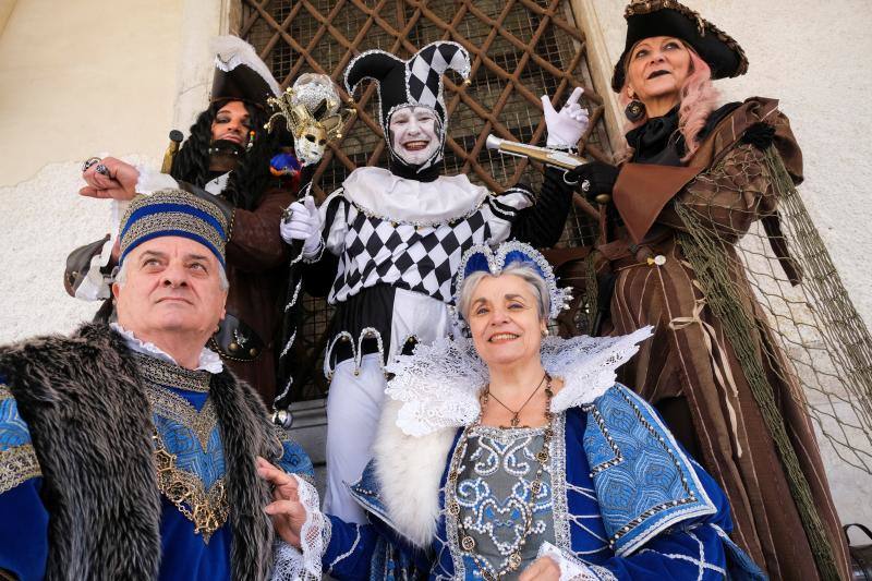 Fotos: Venecia presume de carnaval en pandemia