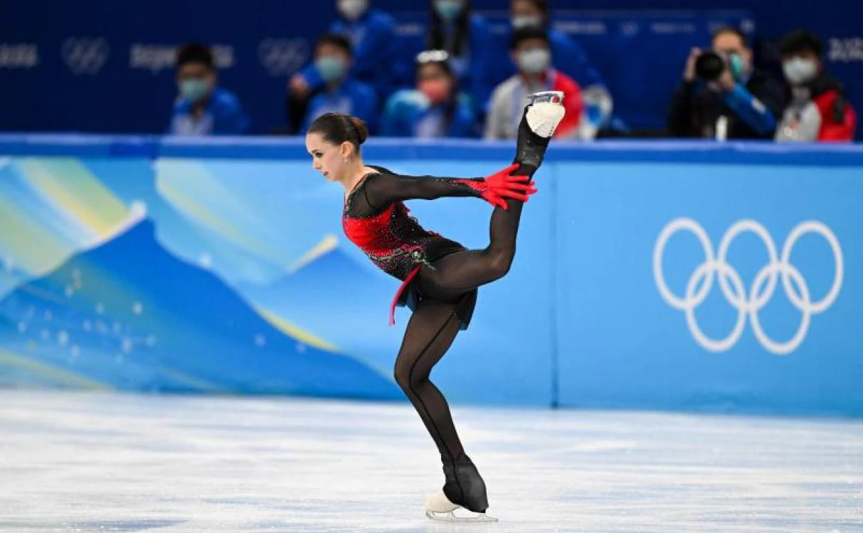 La patinadora rusa Kamila Valieva. 