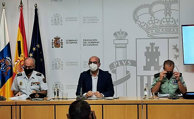 Anselmo Pestana durante la rueda de prensa
