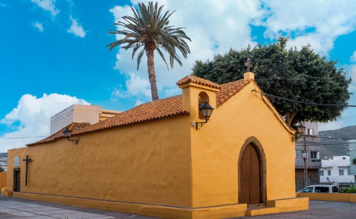 Imagen de la ermita de San Sebastián. 