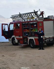 Imagen secundaria 2 - Rescate de la senderista accidentada en Ladera Alta./ 