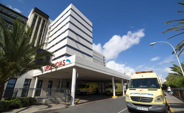 Imagen de archivo del servicio de Urgencias del Hospital Insular de Gran Canaria. 