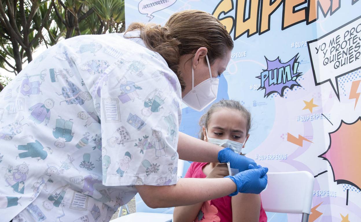 Canarias es la cuarta comunidad con menor cobertura vacunal contra la covid en la población pediátrica