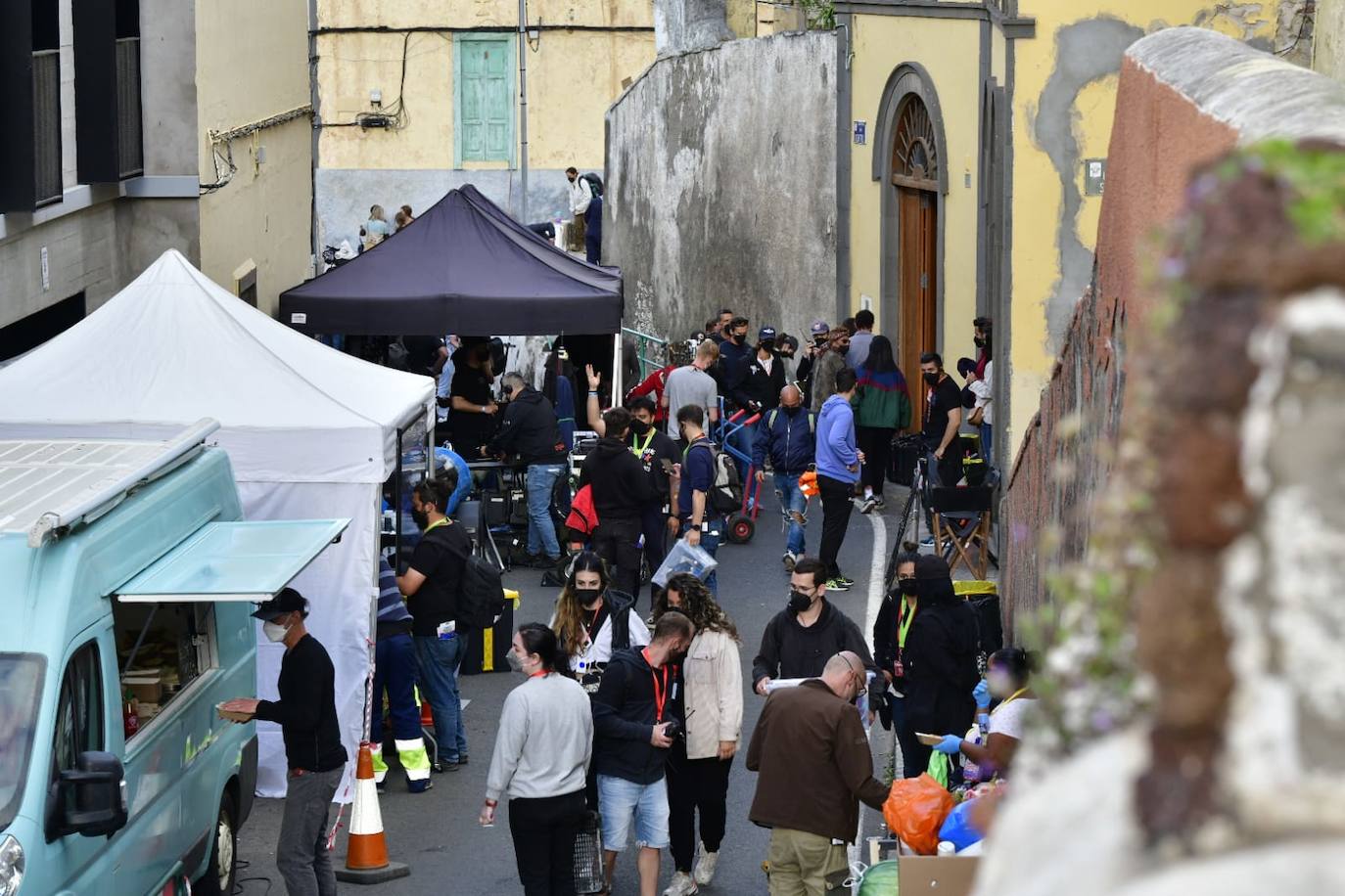 Fotos: The Mother focalizó buena parte del rodaje en las calles del barrio capitalino de San Juan