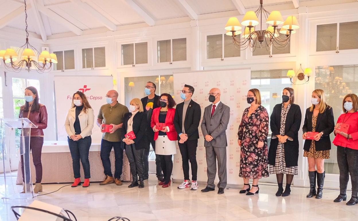 Imagen del acto de entrega de los Premios al Valor Social. 