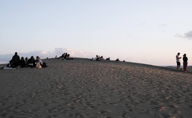 El plan director de las reserva no permite transitar por las dunas fuera de los caminos señalizados. 