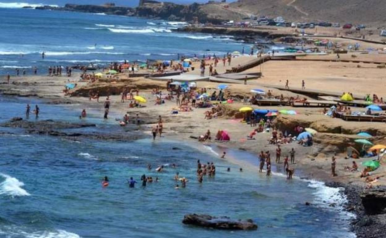 El Confital en la capital grancanaria.