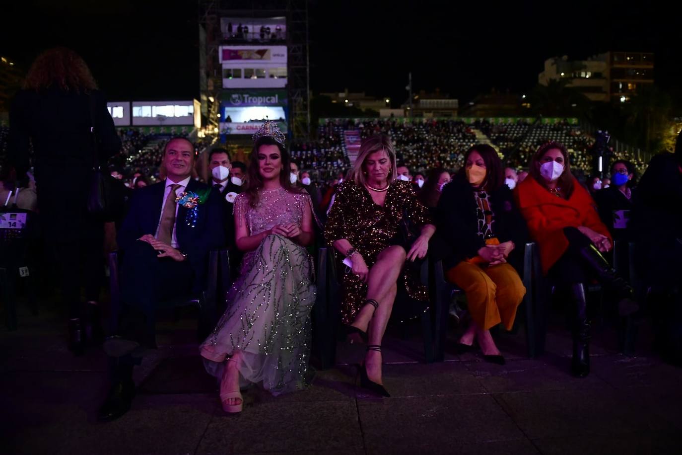 Fotos: Gran ambiente en el parque de Santa Catalina para conocer a la nueva Reina