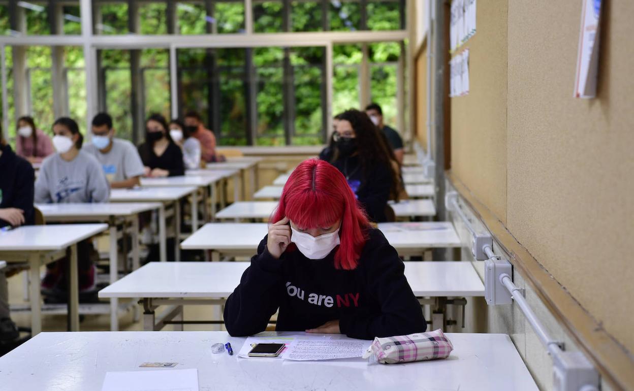 Imagen de archivo de la EBAU del pasado curso en la ULPGC. 