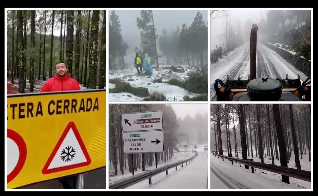 Los mejores vídeos de la cumbre nevada de Gran Canaria