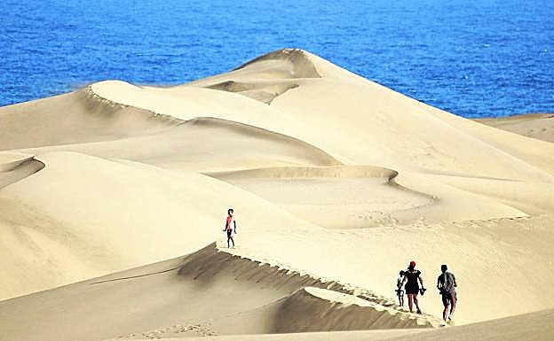 Dunas de Maspalomas, en Gran Canaria.