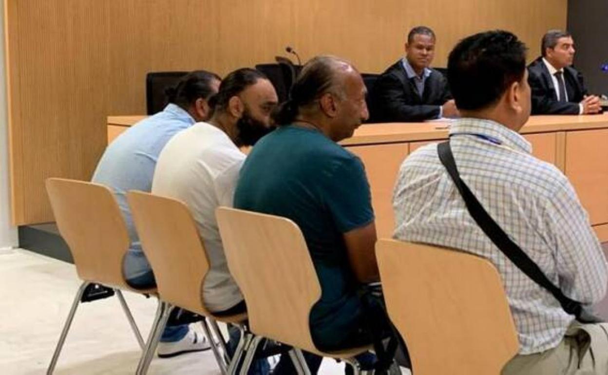 Imagen de los condenados. 