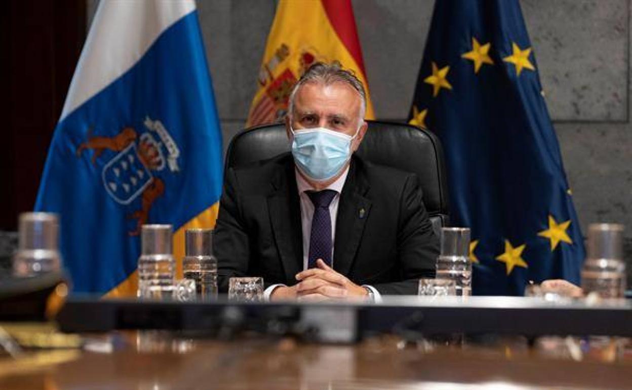 El presidente del Gobierno de Canarias, Ángel Víctor Torres, en una imagen de archivo. 