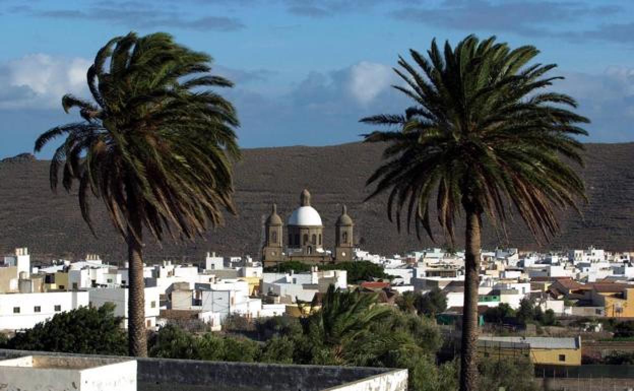 Vista de Agüimes. 