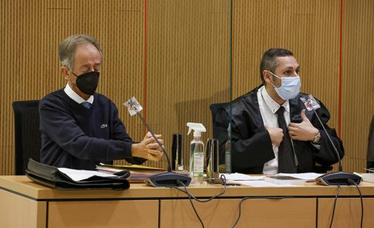 Los letrados Manuel de Río y Carmelo Alexander Suárez. 