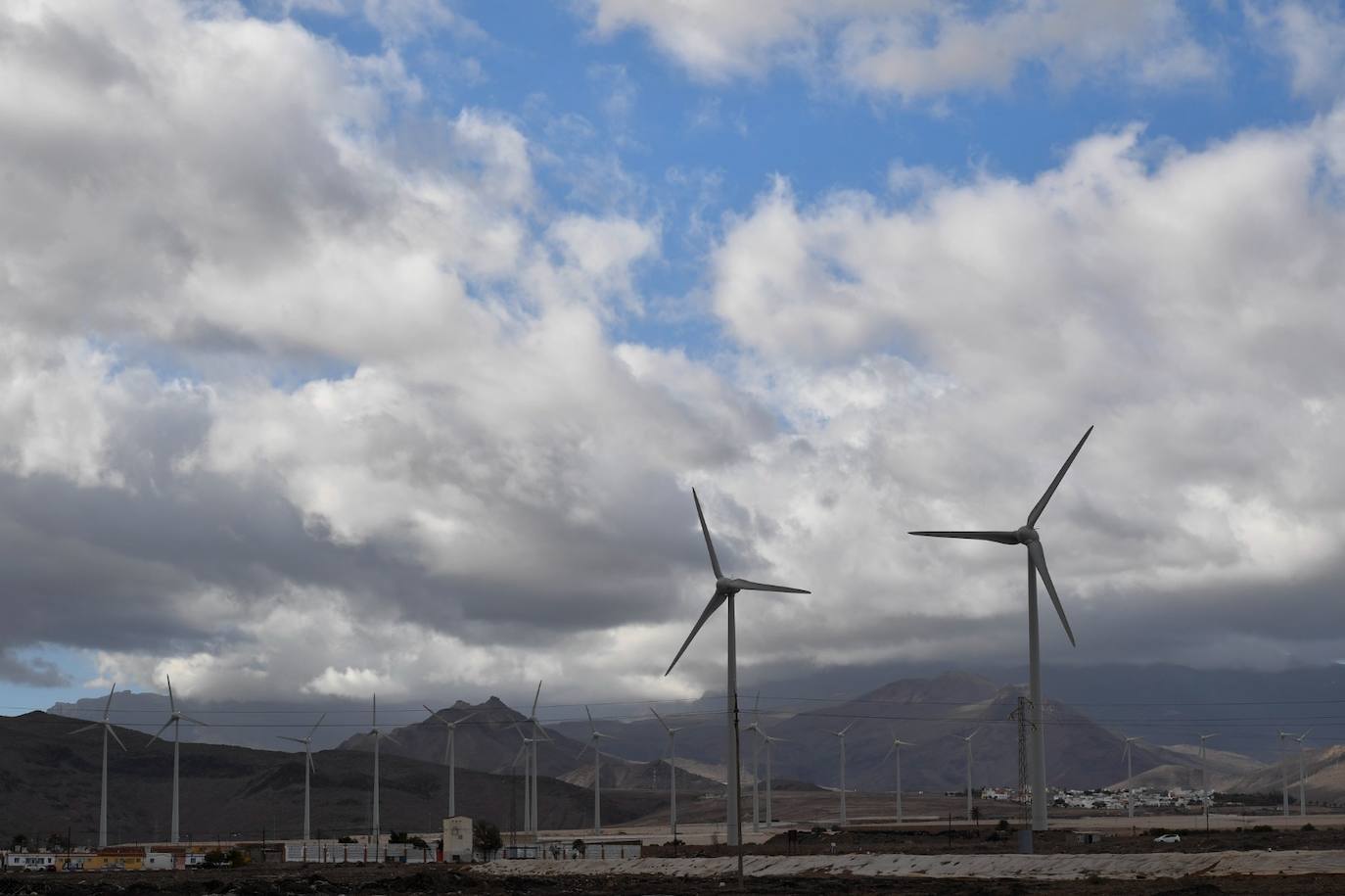 Fotos: Fin de semana de viento y lluvia en Canarias