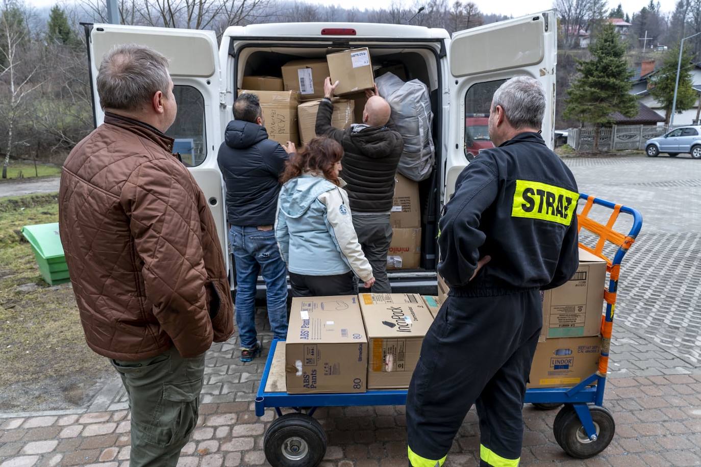 Fotos: Ayuda canaria en la frontera de Ucrania