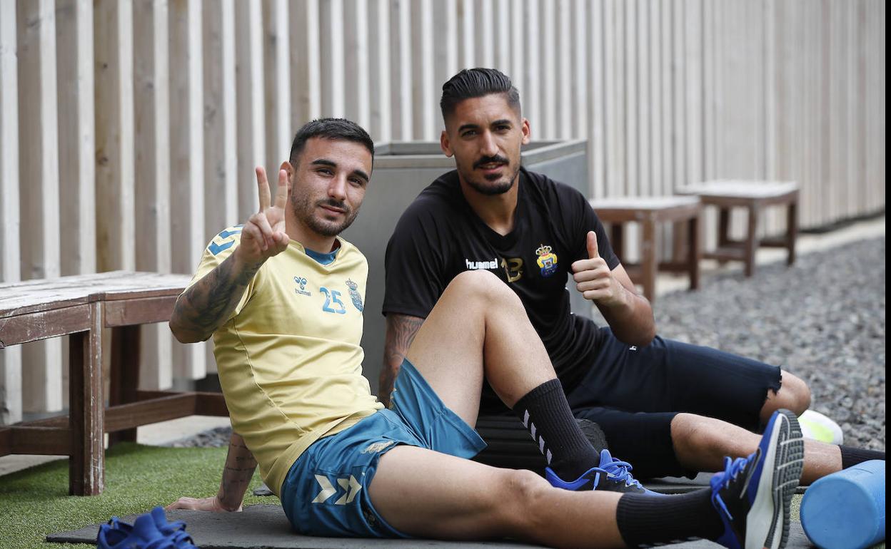 Rober y Valles, dos protagonistas felices de esta UD al alza. 