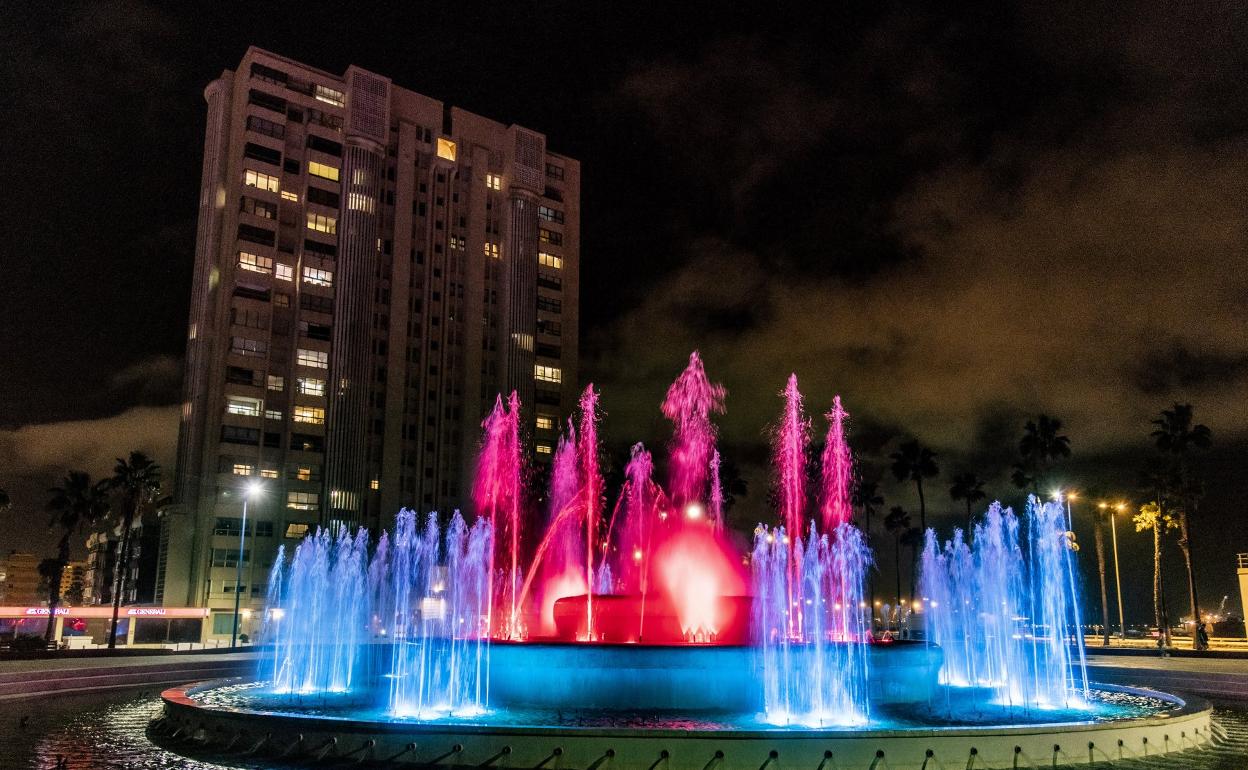 Imagen de archivo de la Fuente Luminosa. 