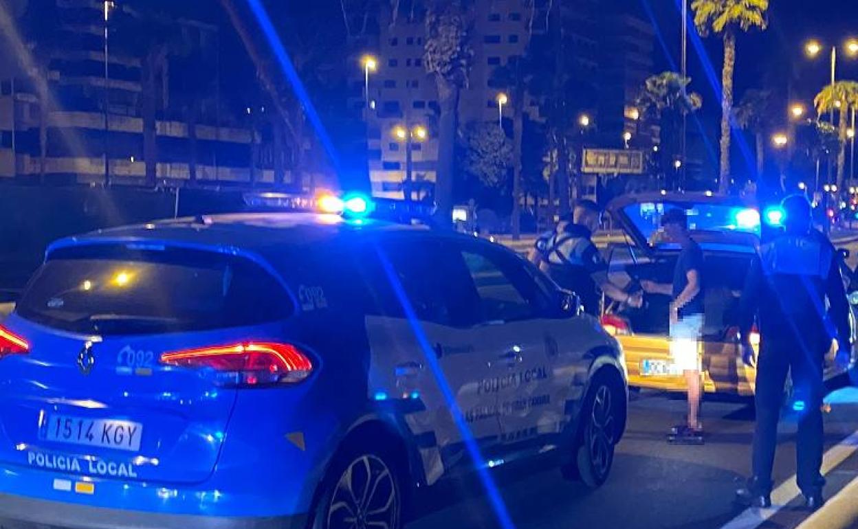 Imagen de la operación colgada en redes por la Policía Local. 