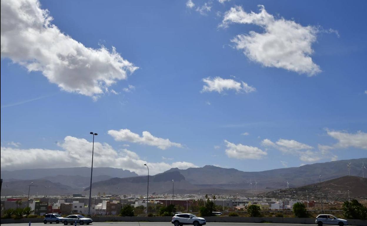 Imagen del tiempo este miércoles en Gran Canaria. 