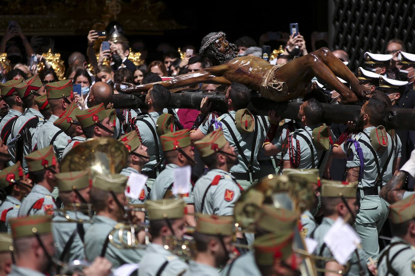 Fotos: Procesión del Cristo con la Legión en Málaga