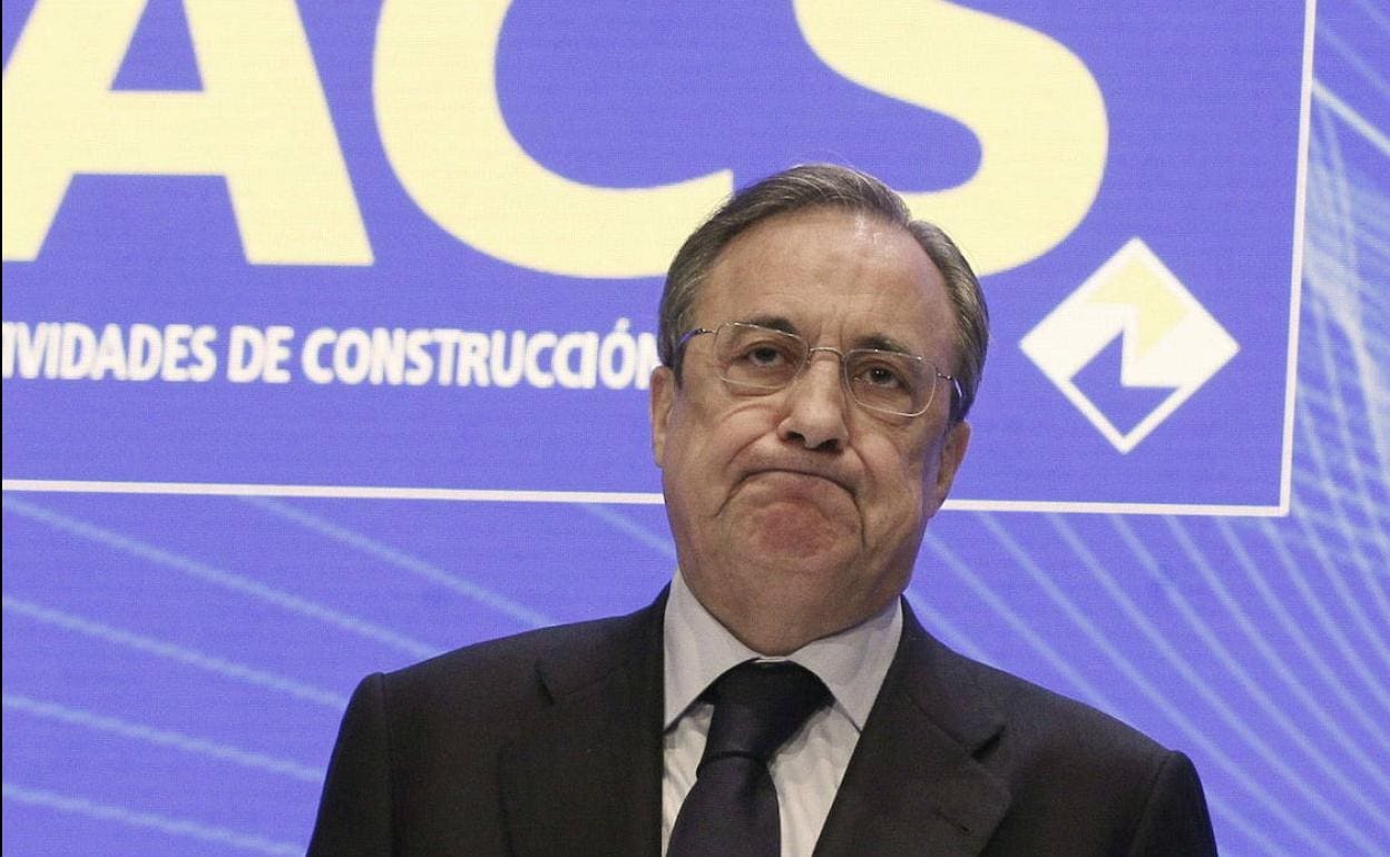 Florentino Pérez , presidente de ACS. 