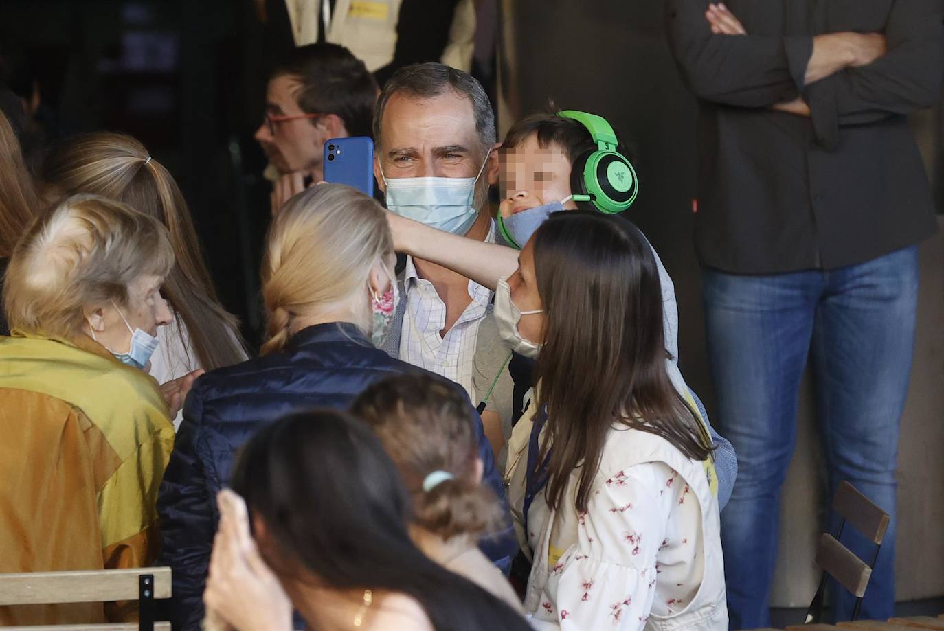 Fotos: Los reyes visitan a las familias ucranianas