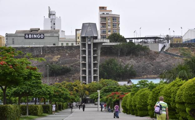 Imagen de archivo del ascensor del parque de Las Rehoyas. 