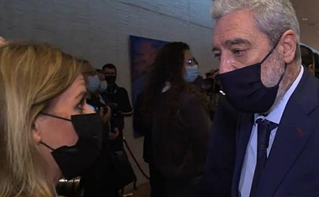 Así fue el tenso encuentro entre Rodríguez y la periodista 