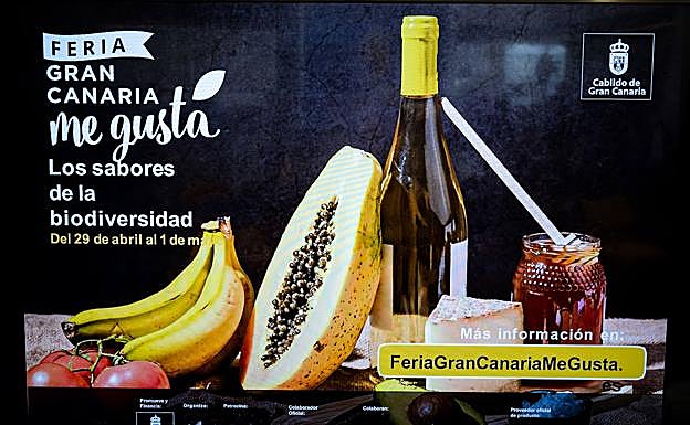 Cartel anunciador de la feria programada en Infecar del 29 de abril al 1 de mayo. 