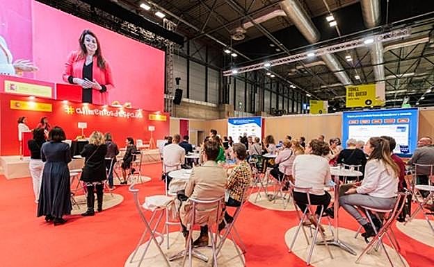 Guacimara Cabrera, durante la presentación de los productos derivados de la leche de camella. 