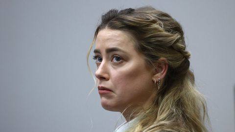 Imagen de la actriz durante el juicio contra el actor Johnny Deep. 