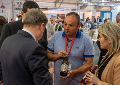 Imagen secundaria 1 - Los vinos canarios destacan su potencial en la Feria Nacional del Vino