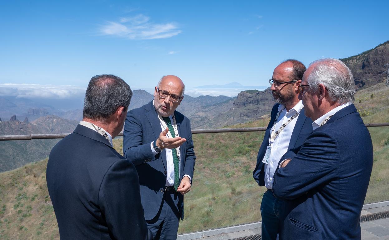 Francisco Perera, Antonio Morales, Dámaso Arencibia y Miguel HIdalgo. 