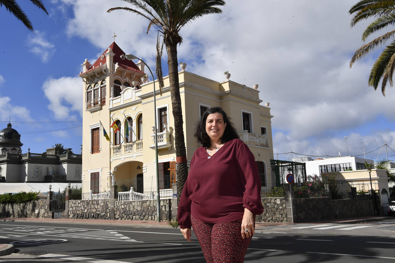 Concepción Padrón, presidenta de la Asociación Cultural y Recreativa de El Hierro. 