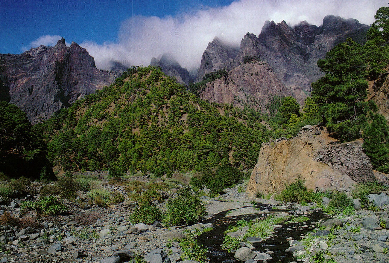 Imagen de archivo de la Caldera de Taburiente, en La Palma. 