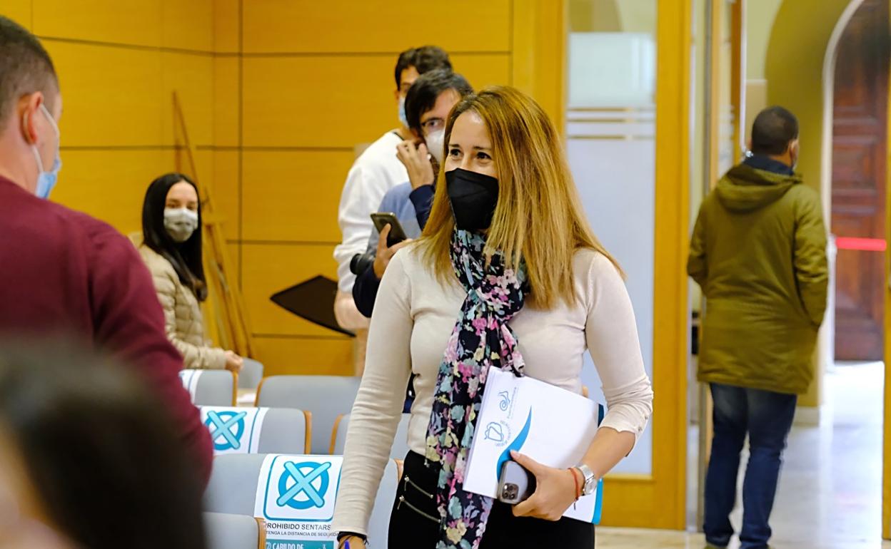 Lola García, consejera insular de Empleo. 