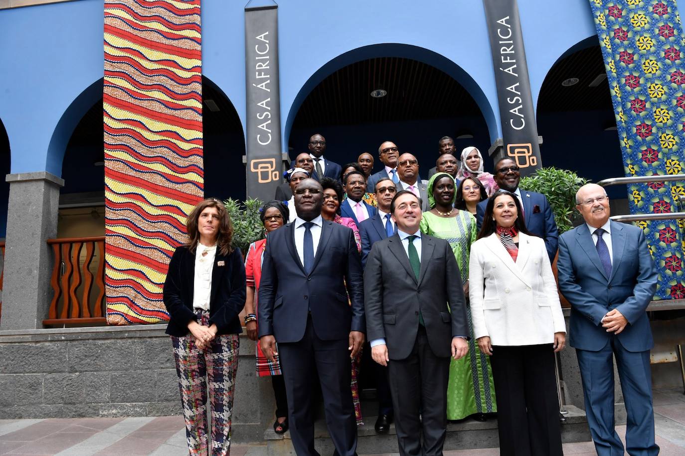Fotos: Visita ministro Albares Casa África por motivo Día de Canarias