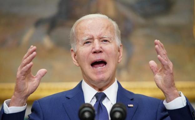 Joe Biden comparece en la Casa Blanca tras conocerse la matanza en Texas. 