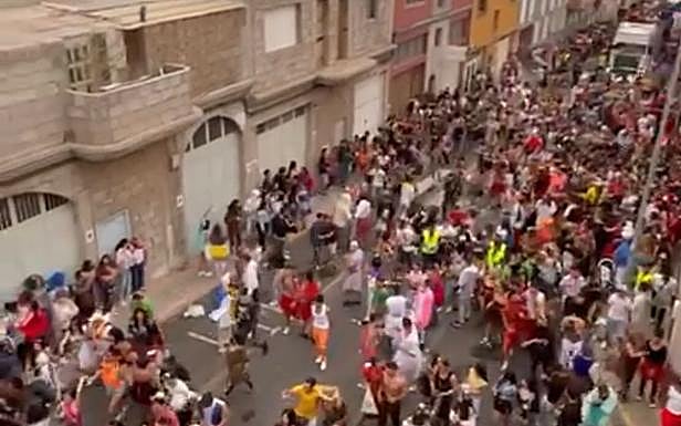 Incidentes en el carnaval de Carrizal de Ingenio