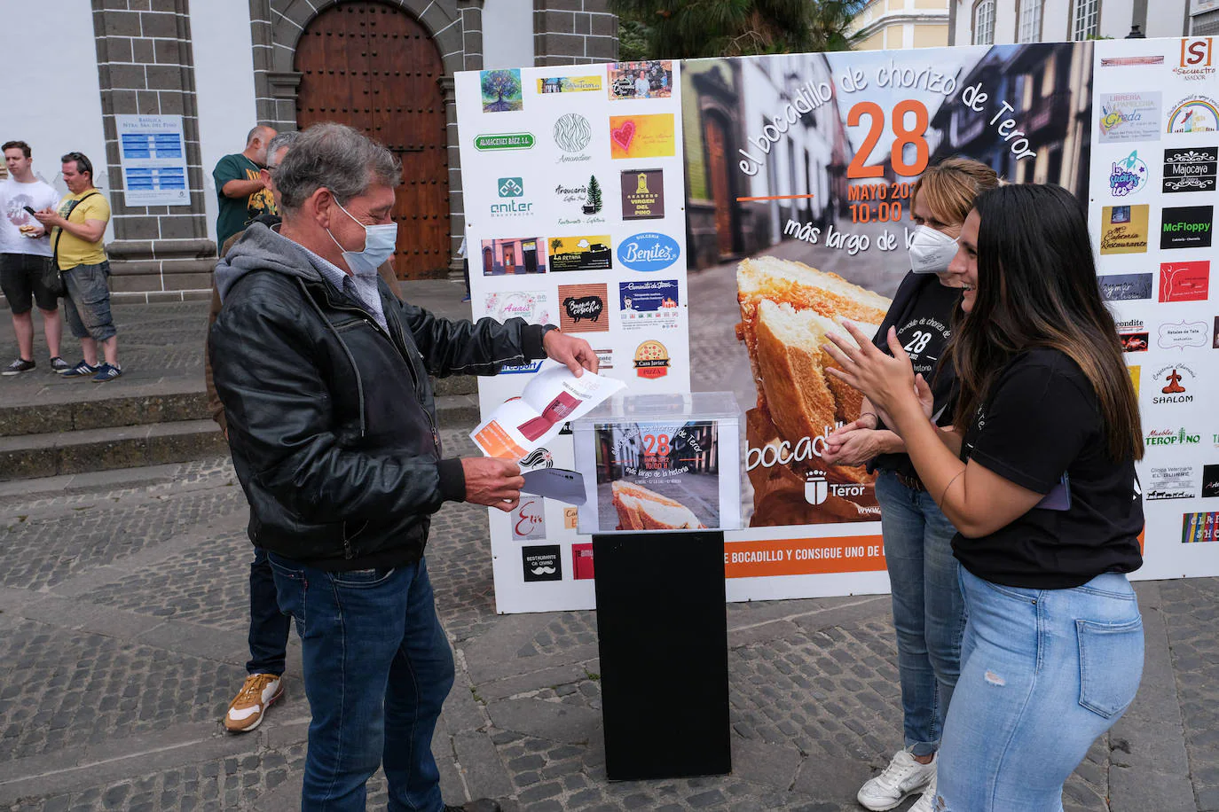 Fotos: Bocadillo de récord en Teror