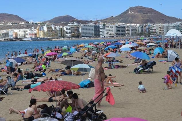 Fotos: Día de Canarias en Las Canteras