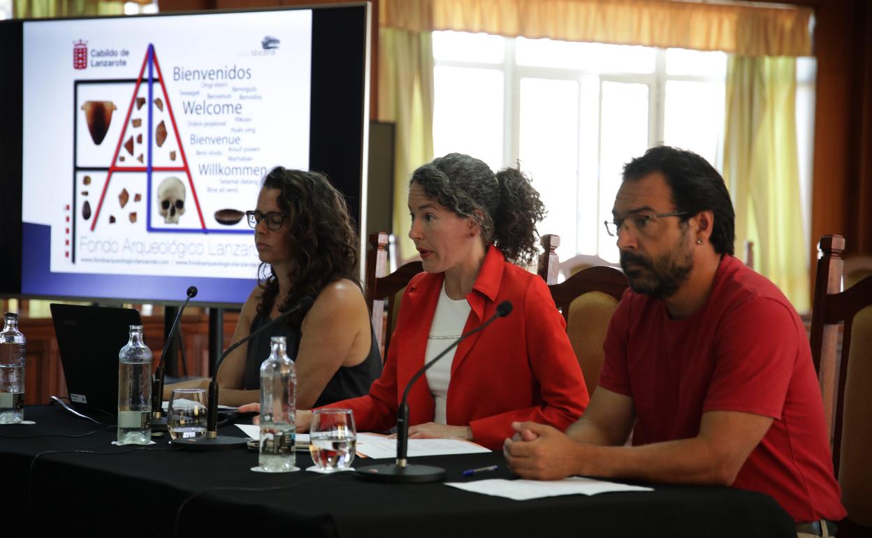 Presentación en el Cabildo de Lanzarote. 