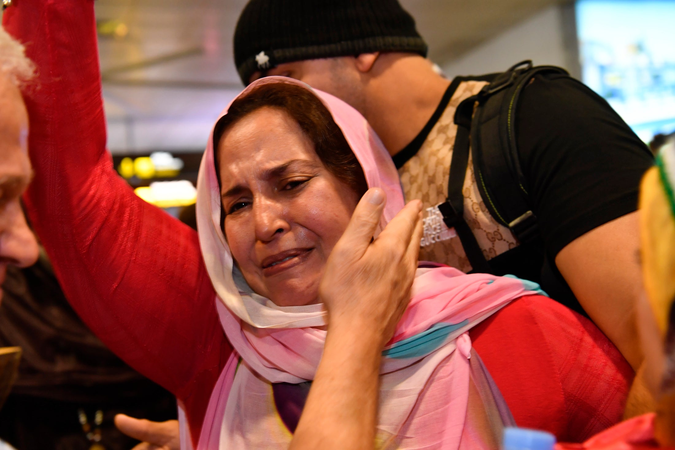 Fotos: La activista Soultana Khaya aterriza en el archipiélago
