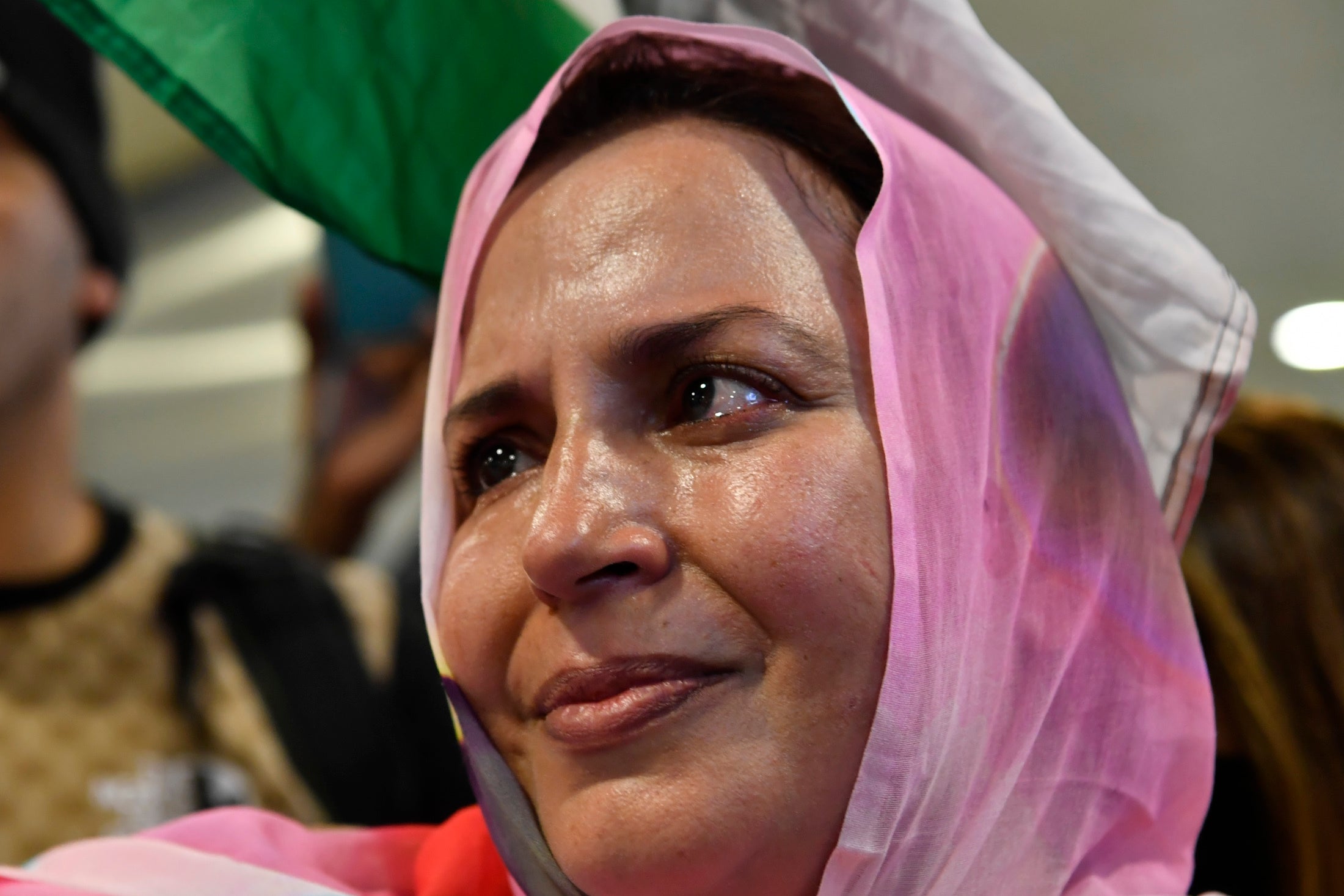 Fotos: La activista Soultana Khaya aterriza en el archipiélago