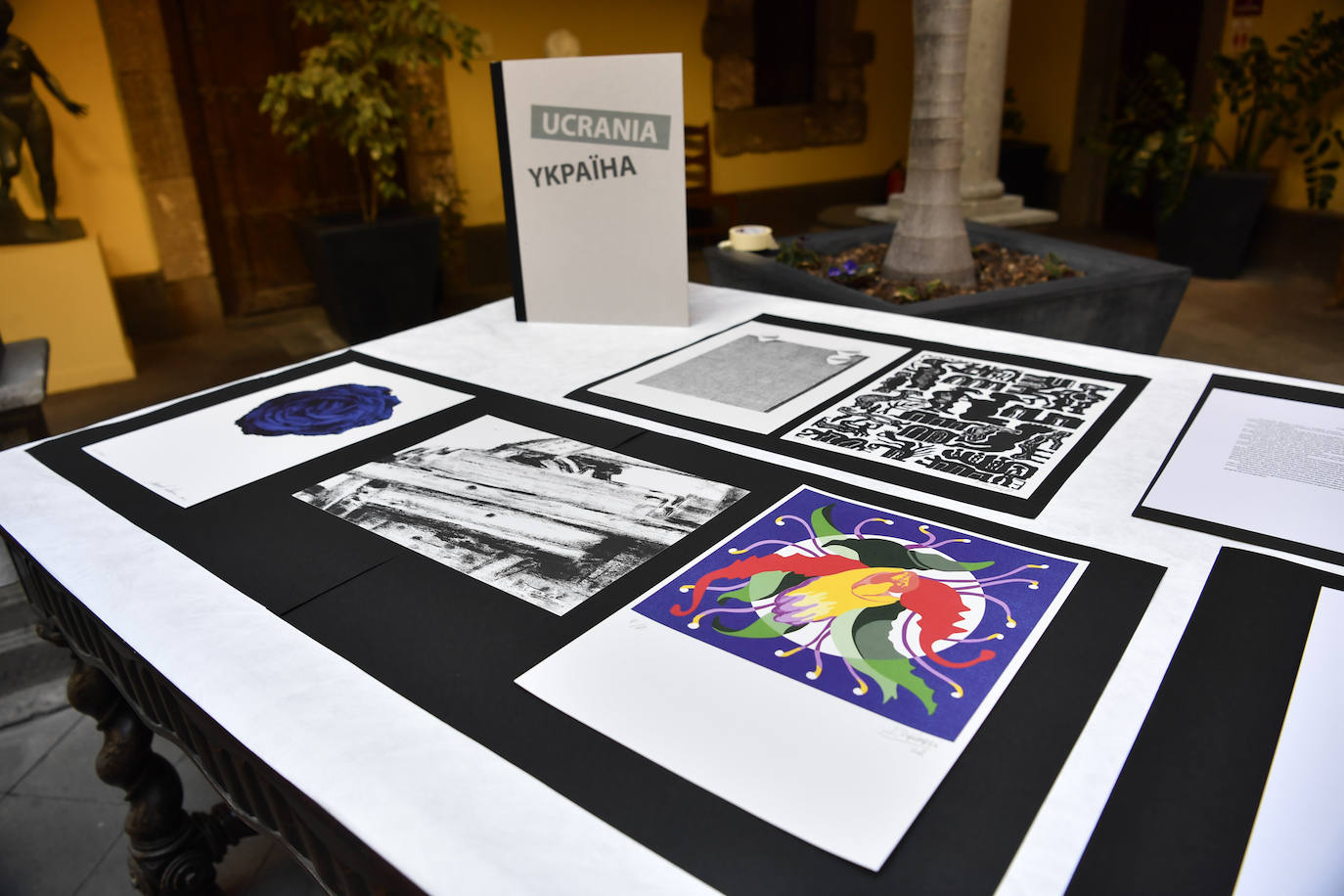 Fotos: Cinco Premios Canarias donan sus obras como apoyo a los enfermos de cáncer de Ucrania