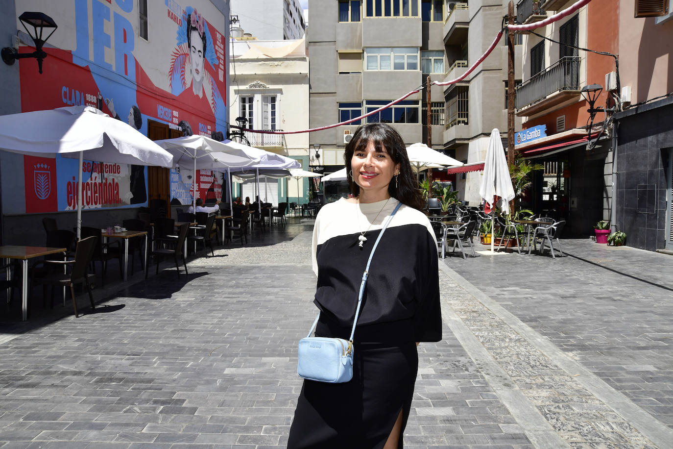 Aurelia Gil, en la zona del pasaje de Las Lagunetas. 