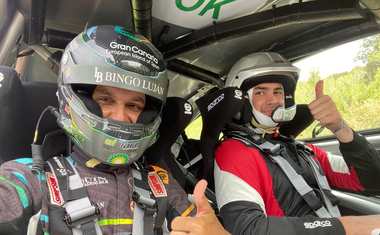 Rogelio Peñate y Diego Domínguez. 