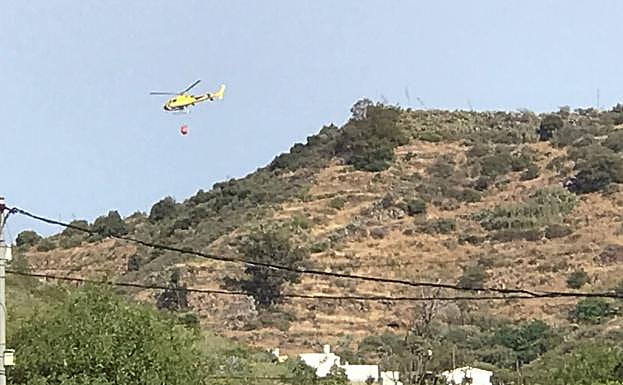 Controlan un incendio en San Mateo